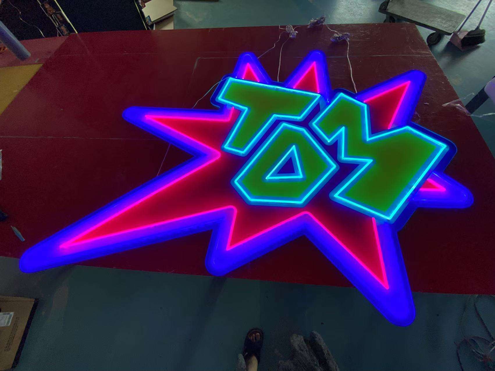 Sonic the Hedgehog LED Neon Sign Indoor Wall Mounted Silicone Body Car Home Animation for Indoor Use