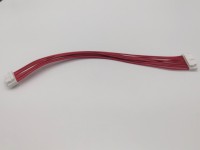 JST MOLEX 2.54mm Pitch 22AWG 10PIN 12pin jalur kabel merah 20cm konektor kawat Terminal ganda
