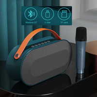 Sistema de Sonido para Exteriores de 10 Pulgadas, Equipo de DJ, Karaoke Portátil Inalámbrico con Bluetooth, Altavoz Pequeño RGB de 30W, Resistente al Agua IPX7, para Fiestas
