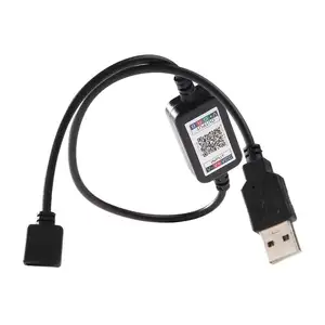 Mini contrôleur de bandes LED variateur wifi USB sans fil rétroéclairage, télécommande pour la TV, RGB 5V/24V, 3528, 5050, 5V