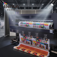 Imprimante numérique Benlun nouvelle génération automatique 1440/3600 DPI CMYK UV/Eco-Solvant sans bordure pour étiquettes flexibles en cuir et vêtements, papier en rouleau