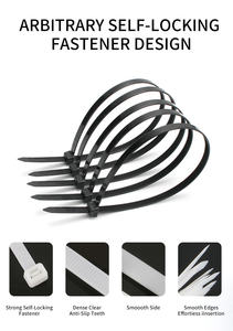 สายรัดเคเบิลไนลอนแบบหนา 12 นิ้ว พร้อมระบบล็อคอัตโนมัติ ปรับได้ ทนทานกว่า - Product Image 5