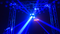 Xlighting 260W Lumière cinétique de football 28cm Dmx 512 RGBW LED Système de treuil lumineux pour scène, club, bar, DJ, discothèque, événements de Noël