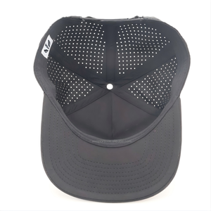 Casquettes de golf de luxe pour hommes <span class=keywords><strong>WES</strong></span> Oem 5 panneaux, casquette de sport imperméable en polyester, casquette de baseball perforée au laser - Product Image 3