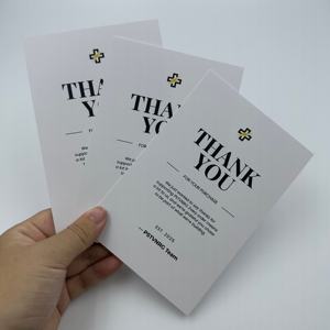 Пользовательские многоразовые объемные печати 140x100 мм 300gsm абсорбирующая бумага волосы женщины друзья близкие контролируют спасибо открытка с фото - Product Image 2