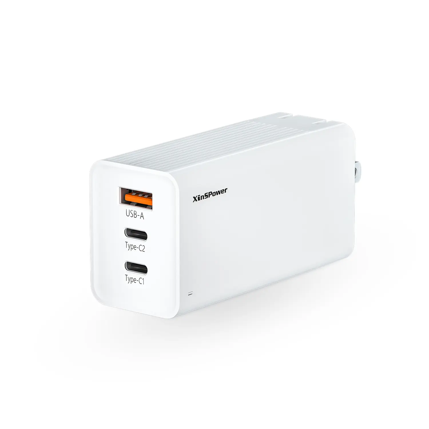 Adaptador de parede múltiplo 100W GaN PD 3.0 USB C Port carregador de viagem com plugue múltiplo