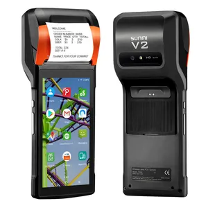 Sunmi V2 V2S V2 PRO E-boleta Android Pos Device Handheld POS Lottery Machine Bus Card Payment Cashless Pos Hardware System Sunmi