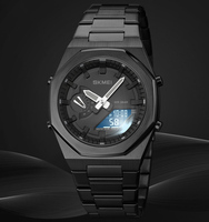 Montre pour homme Skmei 1816 Montre décontractée de mode masculine Montre de travail Logo personnalisé Étanche Conception numérique avec affichage de la date
