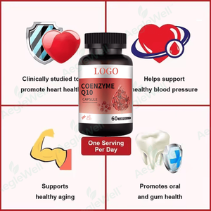 Aeglewell OEM Healthy Heart Coq10 Dietary Healthcare 400mg Ubiquinol Coq10 Suplemento Coenzima <span class=keywords><strong>Q10</strong></span> Cápsulas - Product Image 5