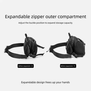 Nueva Bolsa de Hombro Multifuncional para <span class=keywords><strong>Hombre</strong></span>, Expandible, con Cierre Magnético Rápido, Elegante y Ligera - Product Image 2