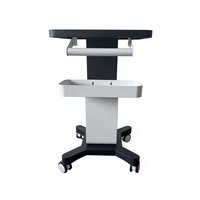Chariot de spa multi-niveaux en acier inoxydable, chariot de rangement roulant portable pour salon de beauté avec roues verrouillables