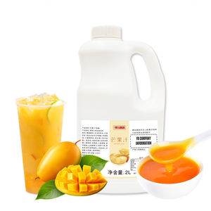 2L Mango <b>Fruit</b> <b>Syrup</b> Concentrate Colored Bottle Low-Carb <b>Fruit</b> Juice for Bubble Tea Beverages Wholesale - Product Image 3