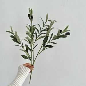 Simulation Olive <b>Tree</b> Branch <b>Tree</b> Branch Home Office <b>Decoration</b> Living Room Decor Fittings Artificial Green Planting Branch - Product Image 6