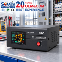 Convertisseur de tension monophasé SOV DT-1000W 100V-600V, transformateur toroïdal élévateur/abaisseur automatique, enroulement cuivre-aluminium