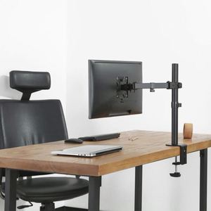 Adjustable Dual Monitor Arm Desk Mount 90 Degree Tilt Articulated <b>Stand</b> for Two 32-inch <b>Screens</b> New Stock Product - Product Image 6