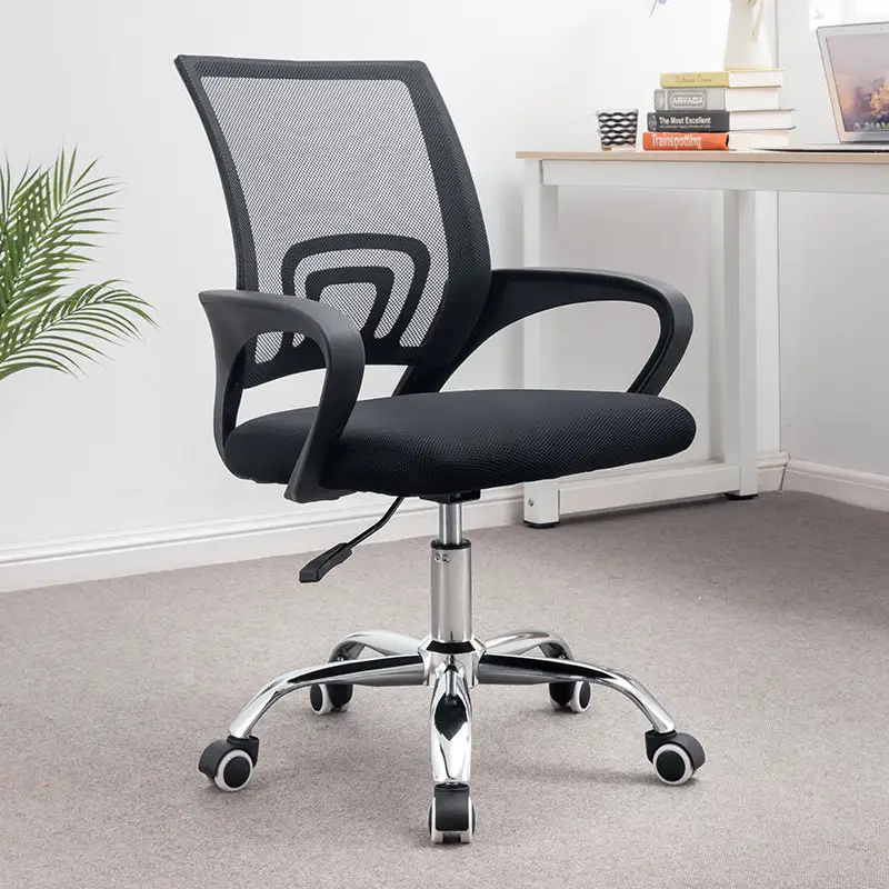 Cadeira de escritório giratória ajustável ergonômica com encosto alto para reuniões e visitantes, gerente, chefe executivo, malha completa