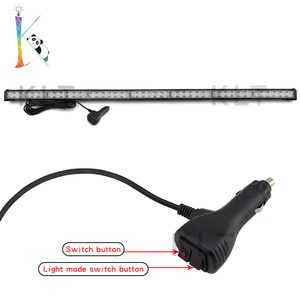 Barra de Luces LED de Advertencia Automática de 7 Secciones <span class=keywords><strong>Calite</strong></span>, 12V-24V, 4000LM, Roja y Azul, para Techo de Auto y Camioneta, Luz Estroboscópica de Emergencia - Product Image 6