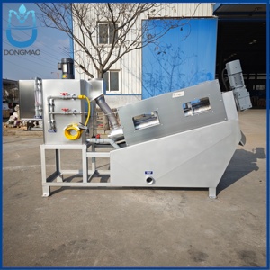 Presse à vis multi-disques SUS304 <span class=keywords><strong>pour</strong></span> la <span class=keywords><strong>d</strong></span>éshydratation des boues, équipement de dragage de rivières, traitement des algues des lacs et des sédiments des bassins paysagers - Product Image 2