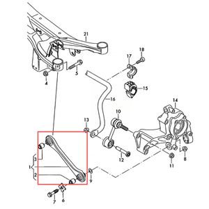 1K0501530C 1K0501529H 1K0501529J 1KD501530A Tige de direction pour Audi A3 Q3 TT VW <span class=keywords><strong>Tiguan</strong></span> Passat Mogotan Golf 2004-<span class=keywords><strong>2018</strong></span> - Product Image 5