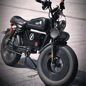 Vélo électrique SS10 noir, autonomie 140 km, batterie lithium 1500W, 3 vitesses, pour US/UE, roues renforcées 20 pouces (capacité 200 kg), SS10 HCBK Elect - Product Image 1