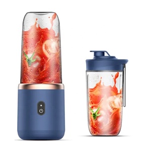 6 Lames USB Rechargeable Fruit Juicer <span class=keywords><strong>Blender</strong></span> 380ml Mini Électrique Portable Rechargeable Voyage Fruit Juicer Bouteille - Product Image 1