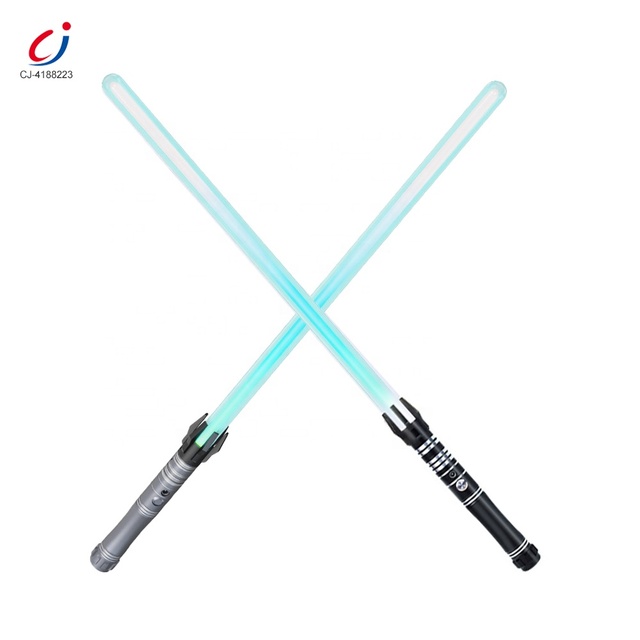 Chengji New Arrival Usb Charging 15 Colors Light Led Flash Swords Toy Alloy Hilt Color Changing Laser Sword for Kids