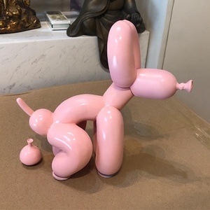 Arte moderna Indoor Ornamento Della <span class=keywords><strong>Resina</strong></span> Accovacciata <span class=keywords><strong>Cane</strong></span> <span class=keywords><strong>Palloncino</strong></span> - Product Image 3