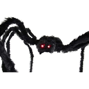 Decorazioni Animatronic Halloween ragno pelliccia nera con <span class=keywords><strong>gambe</strong></span> <span class=keywords><strong>lunghe</strong></span> appesa stoviglie per feste e oggetti di scena da Bar della casa stregata - Product Image 3