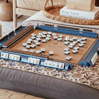 Juego de Fichas de Mahjong Americano de Lujo con Diseño de Nido de Abeja, 166 Fichas, Acrílico de Cuatro Capas de Alta Calidad, Grado Profesional, para Regalo Navideño 2026
