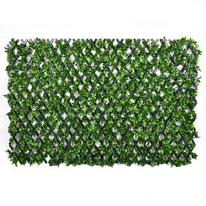 Vente en gros de feuilles vertes artificielles, plantes, fleurs, extensions de clôture, décoration de maison, <span class=keywords><strong>jardin</strong></span>, télescopique, simulation de confidentialité, clôture en bois - Product Image 1