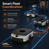 Robot logistique de manutention de matériel d'entrepôt Robot AMR Robot AGV de charge 600KG
