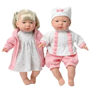 时尚逼真的婴儿重生娃娃套装16英寸栩栩如生的真实婴儿娃娃重生女孩娃娃