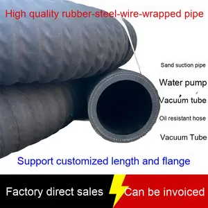 <span class=keywords><strong>Tuyau</strong></span> d'<span class=keywords><strong>aspiration</strong></span> en fil d'acier en caoutchouc résistant à haute température et à la pression négative <span class=keywords><strong>tuyau</strong></span> en caoutchouc d'extraction de pompe à sable résistant à l'usure - Product Image 5