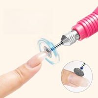 Foret à ongles diamanté de qualité supérieure, 32 styles, compact, pour retirer les cuticules, outil de manucure professionnel portable