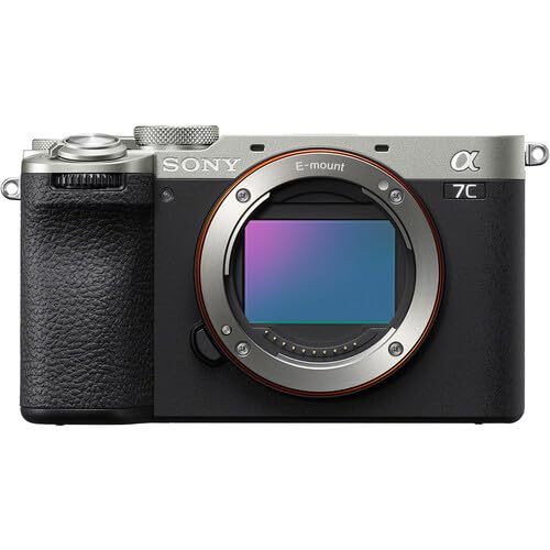 So Ny Alpha 7C II Full-Frame Interchangeable Lens Digital Camera 4K Video Silver DSLR for Photography