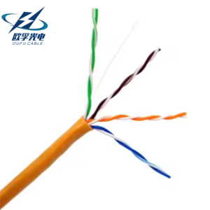 Câble réseau local (LAN) OUFU Cat6 Cat5E Cat6A 25AWG 24AWG 250 MHz <span class=keywords><strong>1000</strong></span> <span class=keywords><strong>Mbps</strong></span>, vitesse haut débit, ignifuge - Product Image 1