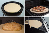Échantillon Gratuit XL - Prix Usine XLYG XL-PS020 - Ensemble de Plaques à Pizza Rondes en Céramique Cordiérite Écologique pour Four, Utilisation Sûre en Four
