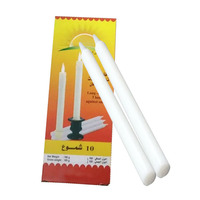 Bougies coniques blanches pas chères Tunisie bâton de cire 1.5cm bougies velas