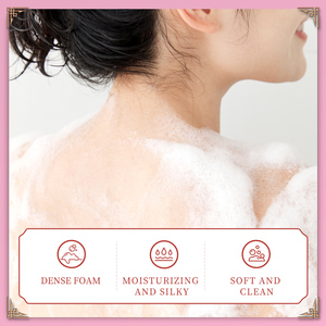HANFEN Fabricant Grossiste Gel Douche Hydratant Parfumé Nettoyant en Profondeur Lissant pour Femmes - Product Image 5