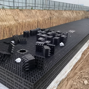 Module de collecte des eaux pluviales écologique de 45 tonnes pour routes municipales (1m x 1m) avec géotextile et manhole inclus - Product Image 6