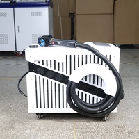 Machine de nettoyage laser à impulsions JPT 100W 200W 300W pour le décapage de peinture et la suppression de poussière sur le bois
