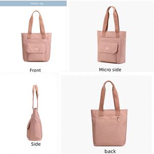 Wholesale High Quality Fashion Nylon Waterproof Hand <b>Bags</b> Large Capacity Portable <b>Shoulder</b> <b>Bag</b> for Women Casual Zipper <b>Tote</b> <b>Bag</b> - Product Image 3