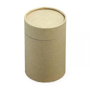 Umwelt freundliche kunden spezifische Design-braune hochwertige Kraftkarton-Papier röhren verpackung - Product Image 3