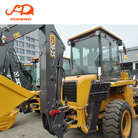Excavator Backhoe WZ30-25 5-10 Ton, Wheel Front Back Hoe ExcavatorTractor Loader Backhoe Loader untuk Dijual