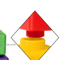 Jouets d'empilage en PLA imprimés en 3D par FDM, blocs de construction arc-en-ciel, jouets éducatifs pour enfants, fabrication sur mesure OEM