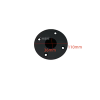 Accessoires de connecteurs de qualité supérieure Rongxiang, support audio en fer noir, fabriqués en Chine, longue durée de vie, 110 unités