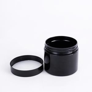 Envases de plástico PET negros de boca ancha personalizados de 100 ml, 200 ml, 300 ml, 500 ml con tapas de plástico - Product Image 4
