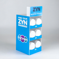 RAY YI Présentoir lumineux LED à 3 niveaux personnalisé pour sachets de nicotine et snus – Offre spéciale