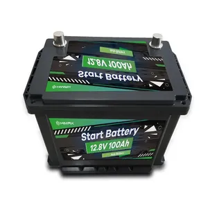 रिचार्जेबल कार स्टार्टर बैटरी 12v 80ah 100ah 150आह 150आह 150h जीवन बैटरी 4 बैटरी