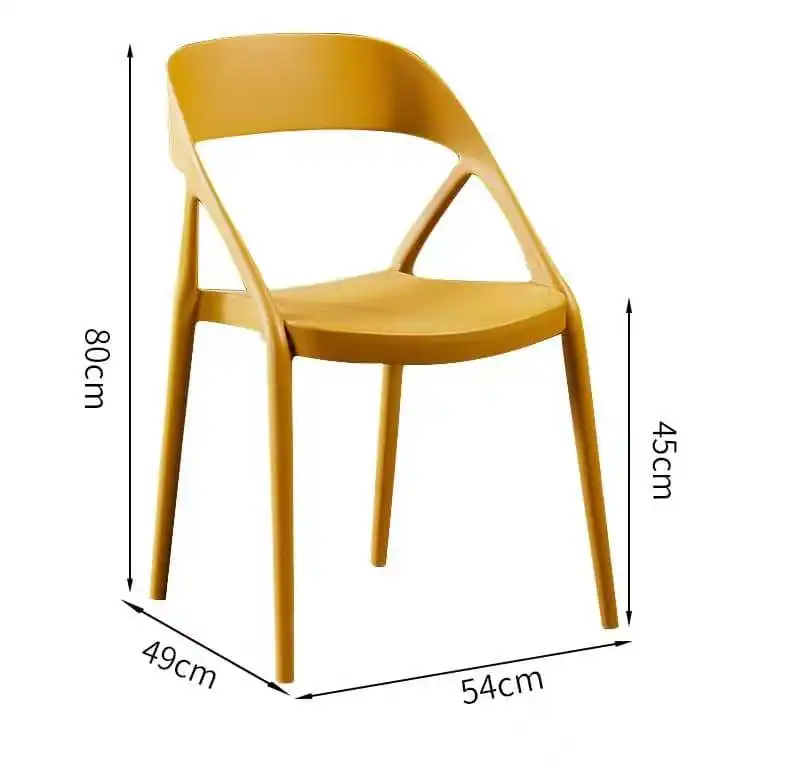 XY melhor cadeira plástica nórdica para restaurante personalizado e casa venda quente